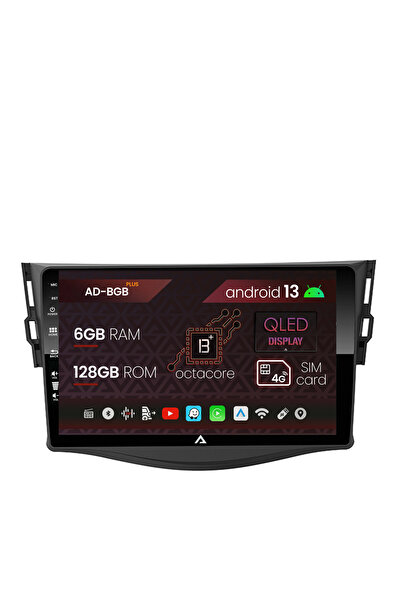 AutoDrop Navigatie Toyota RAV4 (2006-2013), Android 13, B-Octa / 6GB + 128GB, 9"
