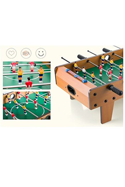 Flippy Mini Football Table 18 Players Flippy, 6 Handles, Scoreboard, Metal/Wood/ABS, 50x25x16 cm, Legs