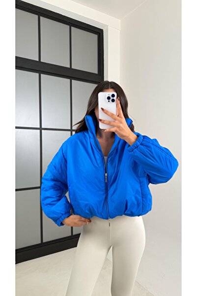 Gaus Blue Short Inflatable Jacket Gaus-00137