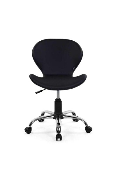 SEZBİL Ofis Ders Çalışma Çok Amaçlı Poliüretan Krom Ayaklı Ergonomik 360 Dere...