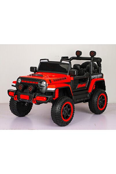 dalip Off-Road Electric Kids Car, Bluetooth, Remote, Rear-Wheel Drive, 12V 7Ah, 120x63x68cm, Red
