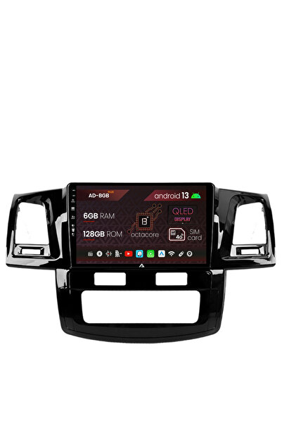 AutoDrop Navigatie Toyota Hilux (2008-2014), Android 13, B-Octa / 6GB + 128GB...