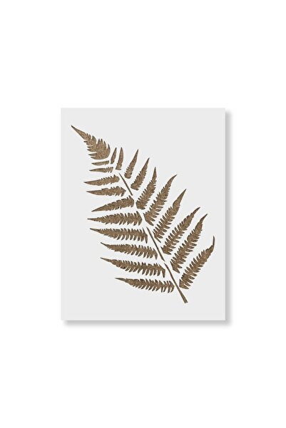 Maxrom Sablon Perete vopsire, tencuiala 0.7mm Ferns Stencil Refolosibil, mode...