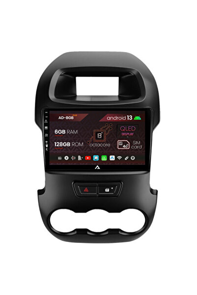 AutoDrop Navigatie Ford Ranger (2011-2015), Android 13, B-Octa / 6GB + 128GB, 9"