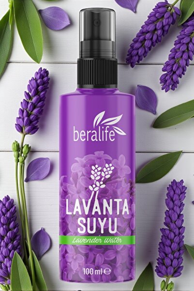 BERALİFE Lavanta Suyu %100 Saf ve Doğal Canlandırıcı Ve Besleyici Etkili Tonik Lavanta Hidrosolü 100 Ml
