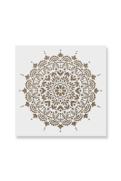 Maxrom Sablon Perete vopsire, tencuiala 0.7mm Paradise Mandala Refolosibil, m...