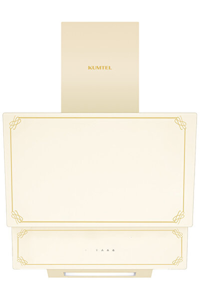 KUMTEL Rustik Bej Cam Davlumbaz DA6-835