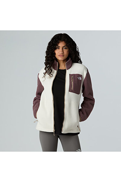 THE NORTH FACE Yumiori Kadın Beyaz Polar Ceket (NF0A8E88EWO1)