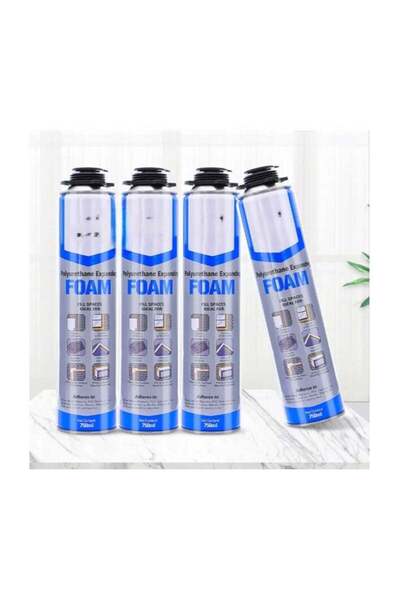 Generic "PU Foam 750ml 1 Carton (12 Pcs) Expanding Insulation Sealant for Construction & Filling