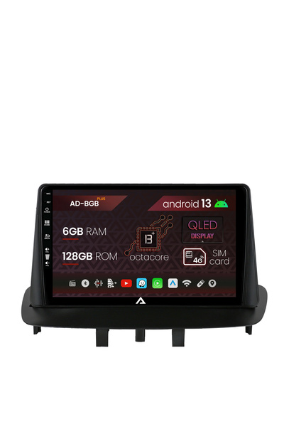 AutoDrop Navigatie Renault Megane 3/Fluence (2009-2016), Android 13, B-Octa/6...