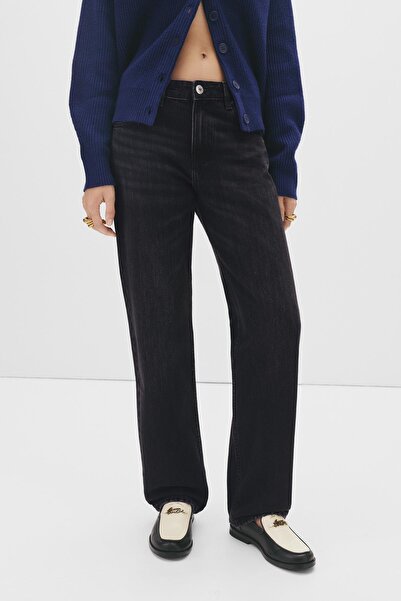 Pull & Bear Mid-rise straight-leg jeans