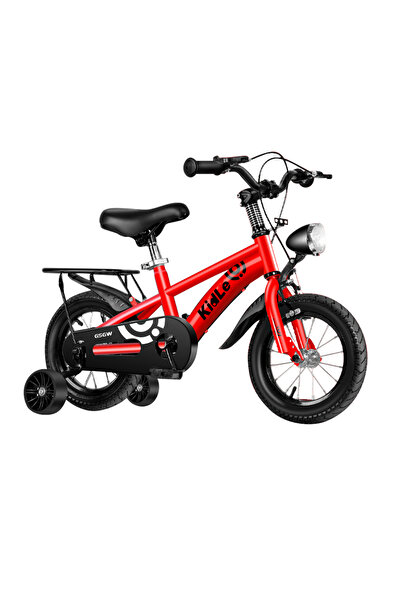 KidLe 18 Inch Kids Bike, with Flashing Wheels and Headlight, Bicycle for Kids 6-12 Years Boys and Girls