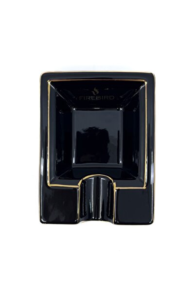 FireBird Single Cigar Ashtray - Black