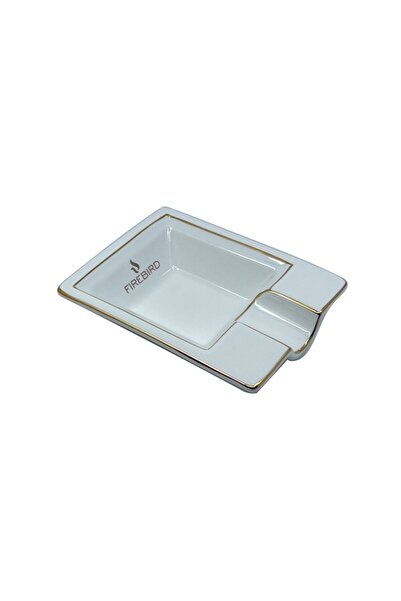 FireBird Single Cigar Ashtray - White