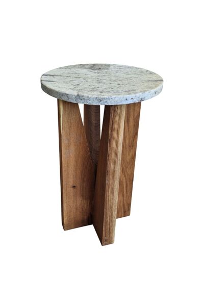 MONTANA CAMPENI Montana coffee table, marble and wood