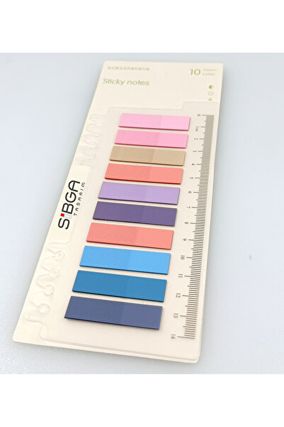 sibga tasarım Transparent Colored Postit Post-it Post It.Bookmark Bookmark Postit Sticker Note Paper 200 Sheets