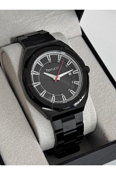 Ferrucci ERKEK KOL SAATİ METAL KASA - METAL KORDON 3 ATM SUYA DAYANIKLI