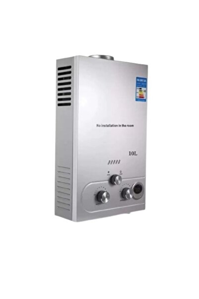DacEnergy Instant LPG heater, stainless steel housing, LED display and control buttons...
