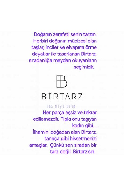 birtarz özel tasarım incili küpe
