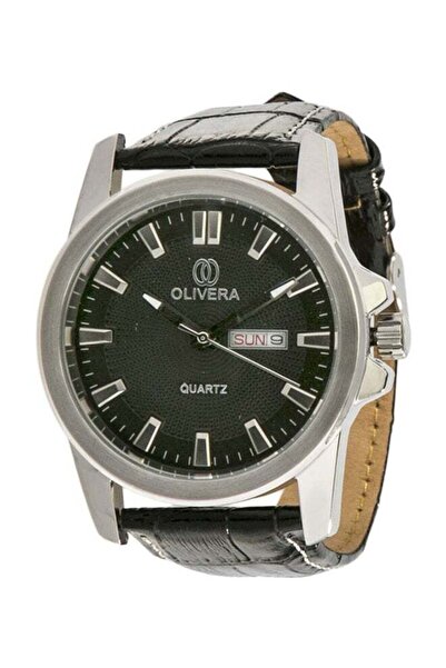 Olivera Men's Leather Analog Watch OGL2010