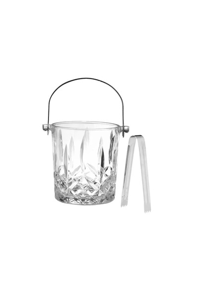 ORIAN دلو ثلج زجاجي مزخرف مع ملقط