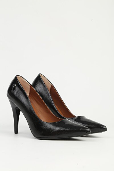 Pierre Cardin Black High Heel Shoes Pc-55117