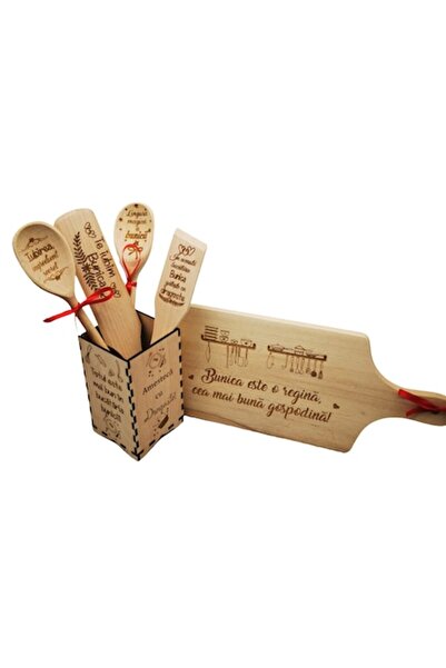 OEM Set de bucatarie personalizat "Bunica este o regina, cea mai buna gospodi...