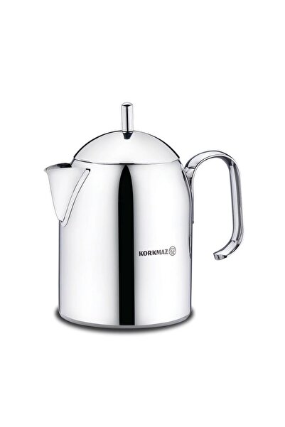 KORKMAZ Steel Pera tea pot 0.7 litres