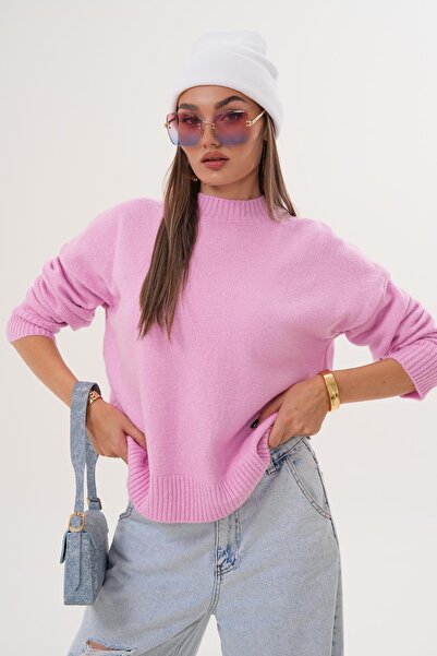 ŞİMAL Pulover tricotat pentru femei, cu jumătate de croșetat, 255086 -