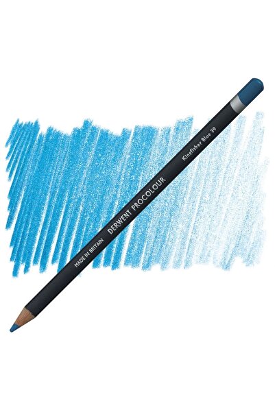 Derwent قلم تلوين جاف سوبرتريند بروكولور 39 أزرق كينج فيشر