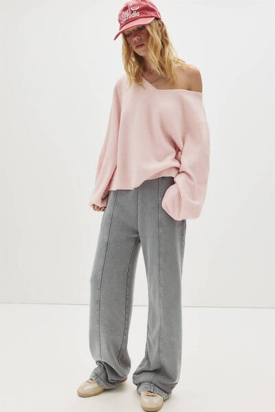 Pull & Bear Wide-leg sweatpants