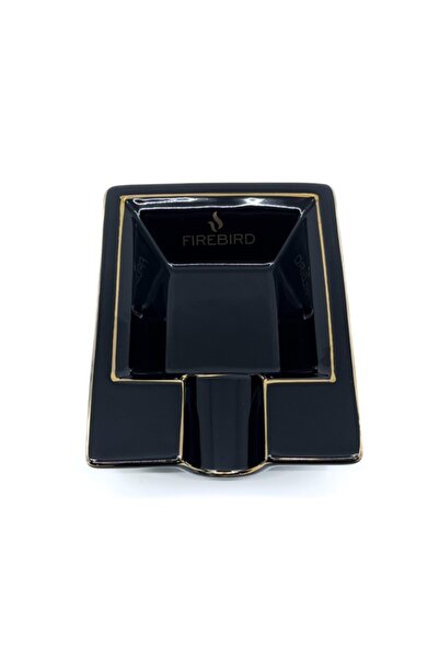 FireBird Single Cigar Ashtray - Black