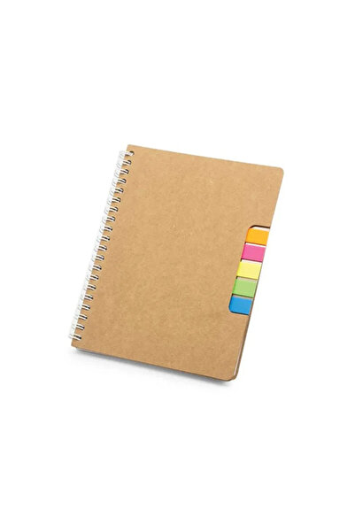 Share the Love دفتر ملاحظات حلزوني مع دفتر ملاحظات لاصق وقلم