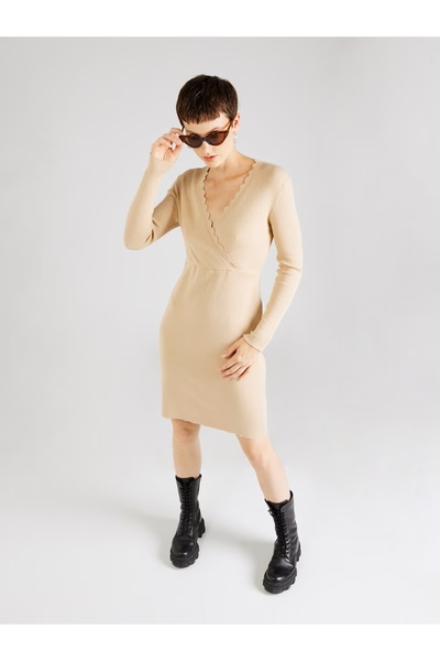 About You Willow knitted dress beige