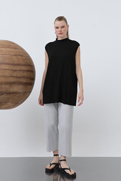 Puane Γυναικείο εσώρουχο 40006 αμάνικο με λαιμόκοψη τύπου ποδηλατικό μπλουζάκι