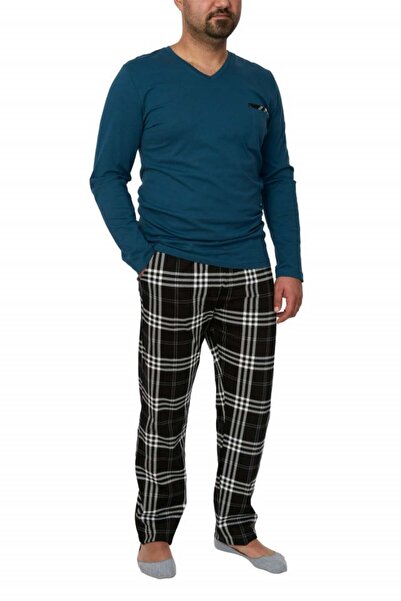 Centini Men's cotton pajamas, Montana, silver pine