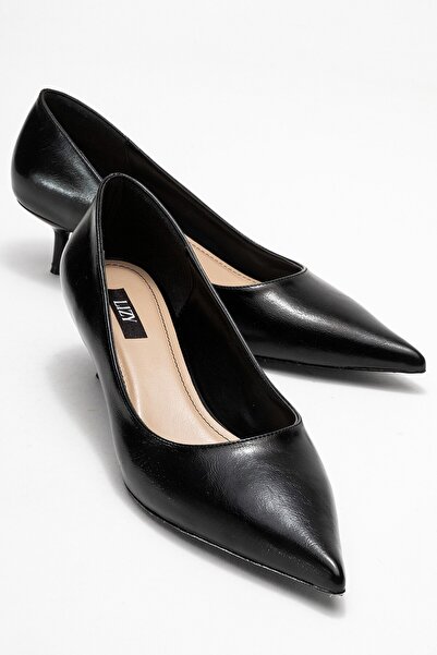 Lizy Shoes Negru - Stiletto de damă cu toc scurt