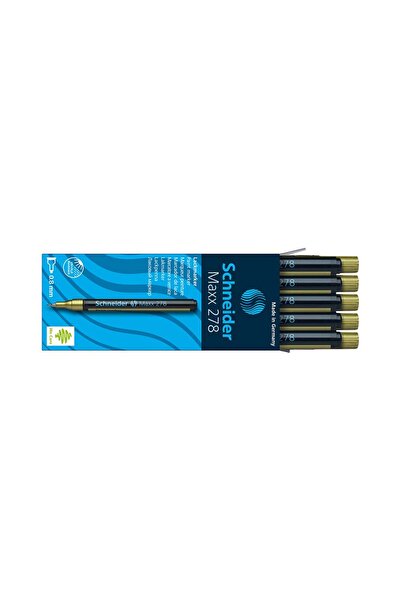 SCHNEIDER Maxx 278 Μαρκαδόρος Ζωγραφικής, 0.8 χιλ. - Χρυσό
