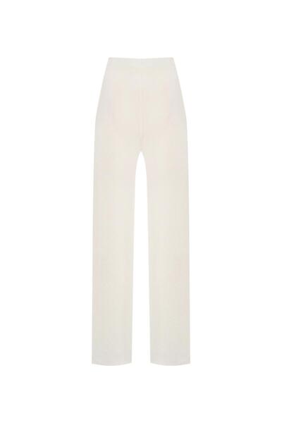 Beauty Omelette Ekru Triko Pantolon