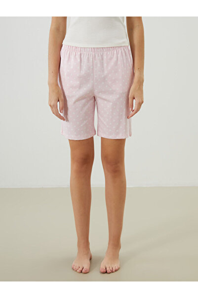 LC Waikiki Polka Dot Women's Shorts Pajama Bottoms with Elastic Waist