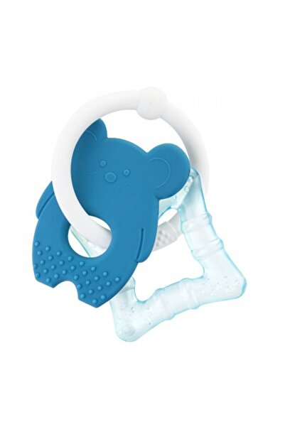 Akuku Silicone teething toy set Mouse/Square blue