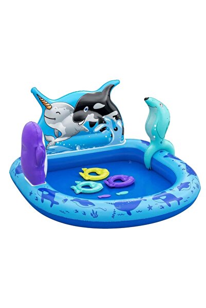 BESTWAY Centru de joaca Bestway, confectionat din PVC, un parc acvatic, 3 ine...