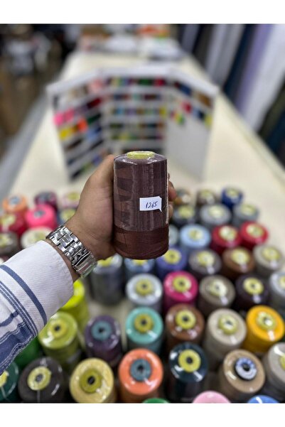 Bayar Kumaş خيط خياطة 1265 خيط ماكينة ملون رقم 120 5000 متر خيط