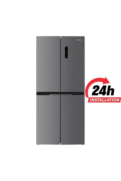 HITACHI Refrigerator 610L Gross, 466L Net | Bottom Freezer | 4-Door French Door | Touch Screen