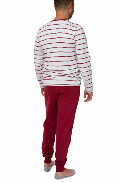 Centini Men's cotton pajamas, Alberto, gray/grain