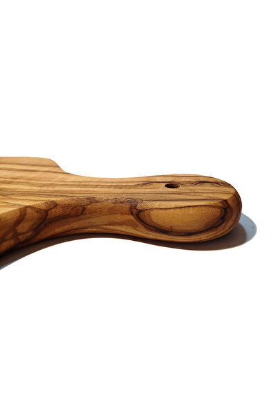 OEM Cutting Board from Olive Wood, with Handle, Serving Platter, La Mancha, 32x16x2 cm