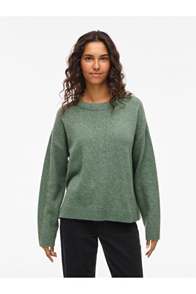 VILA Strickpullover VILOLO Rundhals