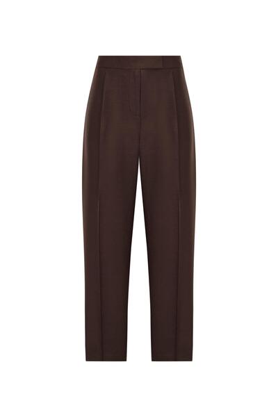 Beauty Omelette Kahverengi Keten Havuç Pantolon