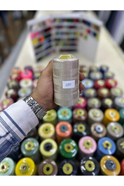 Bayar Kumaş خيط خياطة 180 لون خيط ماكينة رقم 120 5000 متر خيط