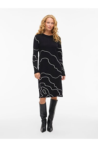 VILA Midikleid VITIF Gestricktes